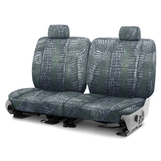 Coverking® - Designer Printed Neosupreme Animal Printed 1st Row Alligator Aquatic Custom Seat Covers