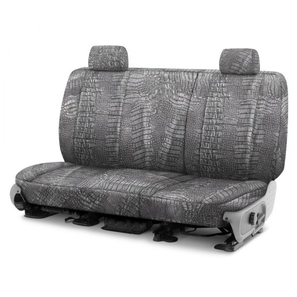 Coverking® - Designer Printed Neosupreme 3rd Row Animal Print Alligator Steel Custom Seat Covers