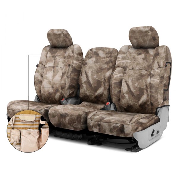 Coverking® - A-TACS™ 1st Row Tactical Camo Arid Urban Custom Seat Covers