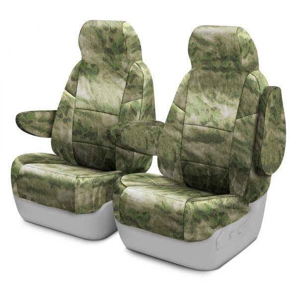 Coverking® - A-TACS™ 3rd Row Camo Cordura Ballistic Foliage Green Custom Seat Covers