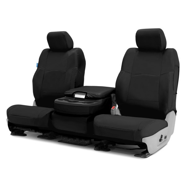 Coverking® - Cordura Ballistic 1st Row Black Custom Seat Covers