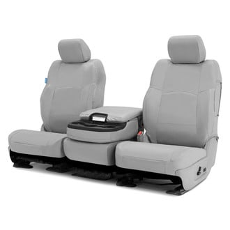Coverking® - Cordura Ballistic 1st Row Light Gray Custom Seat Covers