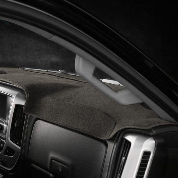 Poly Carpet Coverking Custom Fit Dashboard Cover for Select Toyota Tundra Models Charcoal 