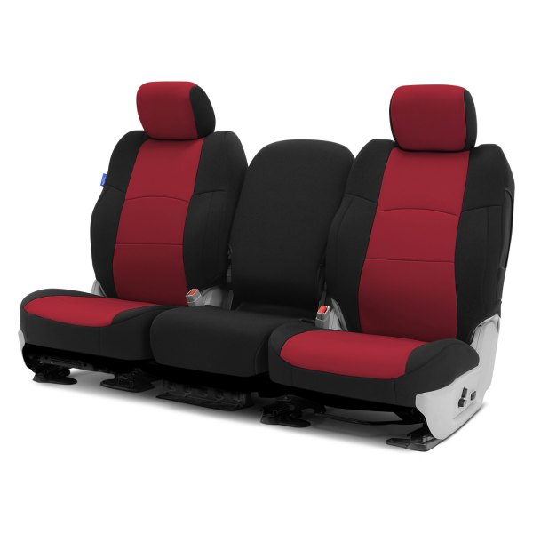 Coverking® - CR-Grade Neoprene 1st Row Black & Red Custom Seat Covers