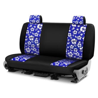 Coverking® - CR-Grade Neoprene 3rd Row Black & Hawaiian Blue Custom Seat Covers