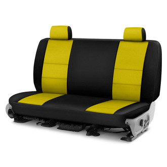 Coverking® - CR-Grade Neoprene 3rd Row Black & Yellow Custom Seat Covers