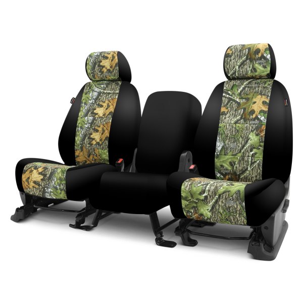 Coverking® - Mossy Oak™ 1st Row Two-Tone Obsession Custom Seat Covers