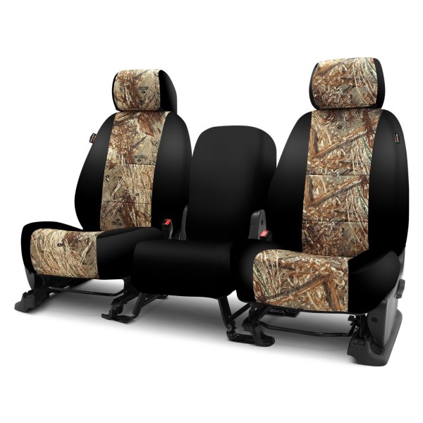 Coverking® - Mossy Oak™ 2nd Row Two-Tone Duck Blind Custom Seat Covers