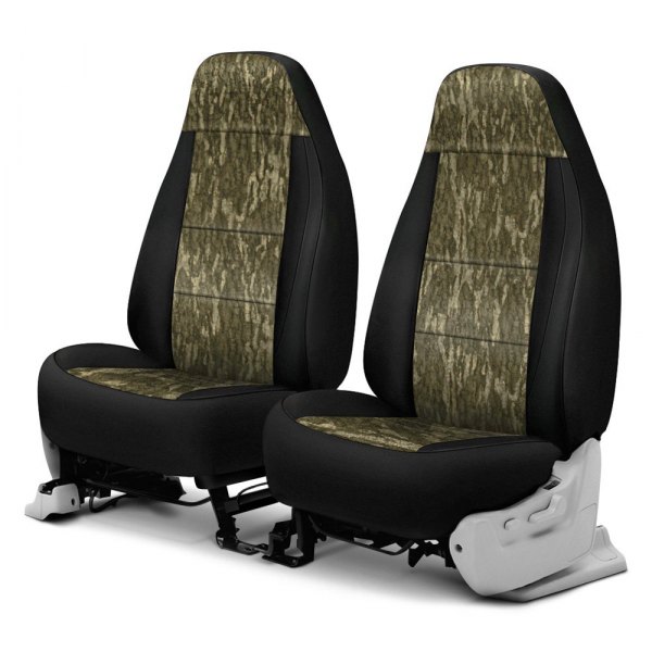 Coverking® - Mossy Oak™ 1st Row Two-Tone Bottomland Custom Seat Covers
