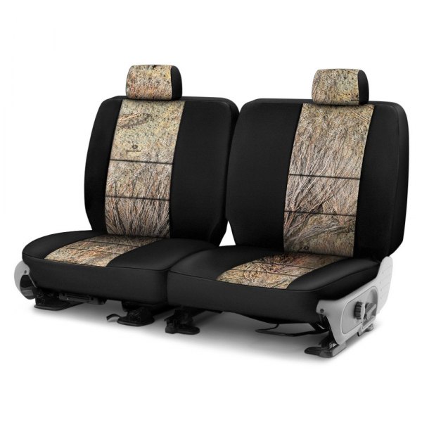 Coverking® - Mossy Oak™ 3rd Row Two-Tone Brush Custom Seat Covers