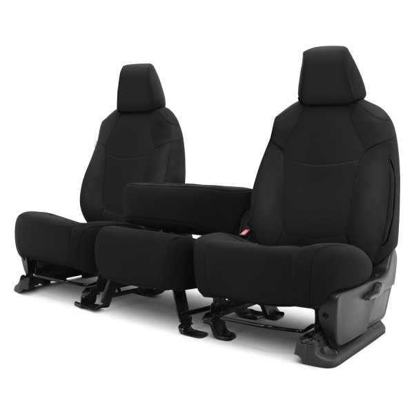 Coverking® - SpartanShield™ 1st Row Black Custom Seat Covers