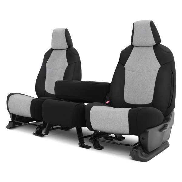 Coverking® - SpartanShield™ 2nd Row Gray & Black Custom Seat Covers