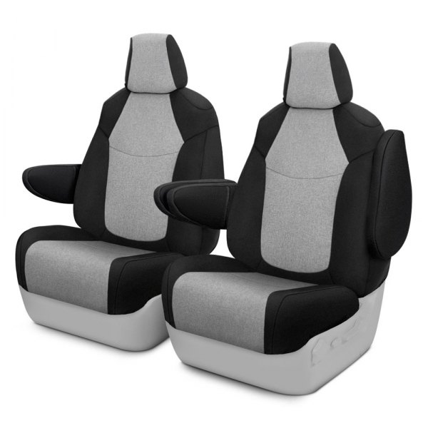 Coverking® - SpartanShield™ 3rd Row Gray & Black Custom Seat Covers