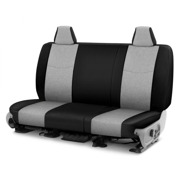 Coverking® - SpartanShield™ 3rd Row Gray & Black Custom Seat Covers