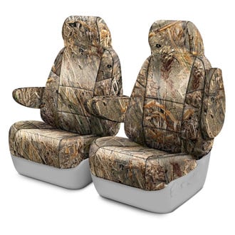 Coverking® - Mossy Oak™ 1st Row Camo Duck Blind Custom Seat Covers