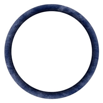 Coverking® - Velour Dark Blue Steering Wheel Cover