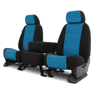 Coverking® - Designer Printed Neosupreme Tapestry 1st Row Seedlings Ocean Custom Seat Covers