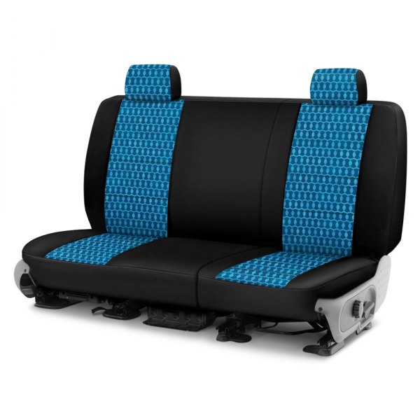 Coverking® - Designer Printed Neosupreme 3rd Row Tapestry Seedlings Ocean Custom Seat Covers