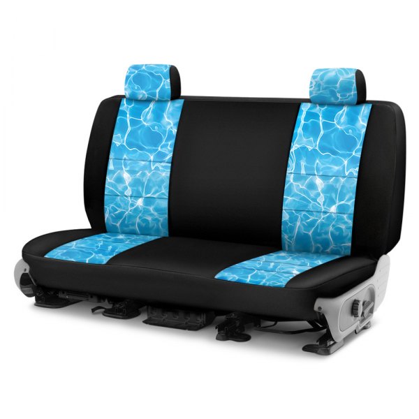 Coverking® - Designer Printed Neosupreme 2nd Row Nature Water Custom Seat Covers