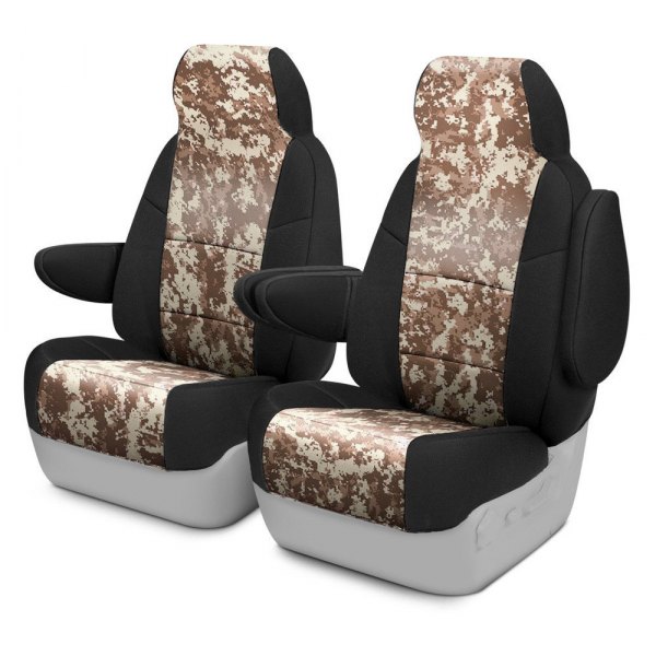 Coverking® - Digital 2nd Row Two-Tone Sand Custom Seat Covers