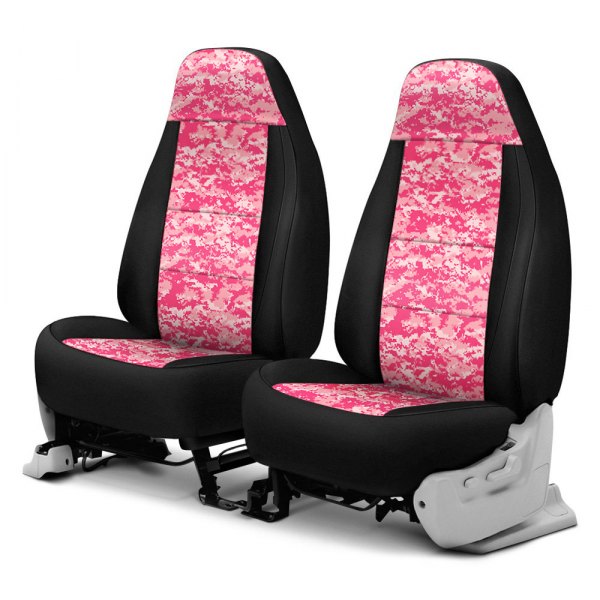 Coverking® - Digital 3rd Row Two-Tone Pink Custom Seat Covers