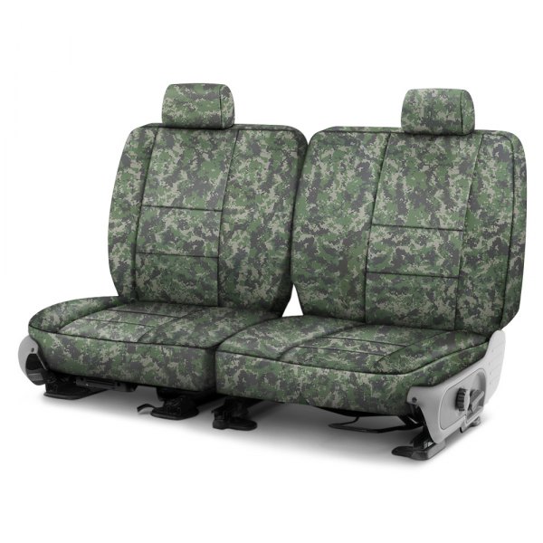 Coverking® - Digital 1st Row Jungle Custom Seat Covers