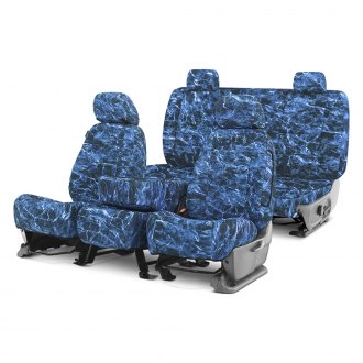 blue bandana seat covers