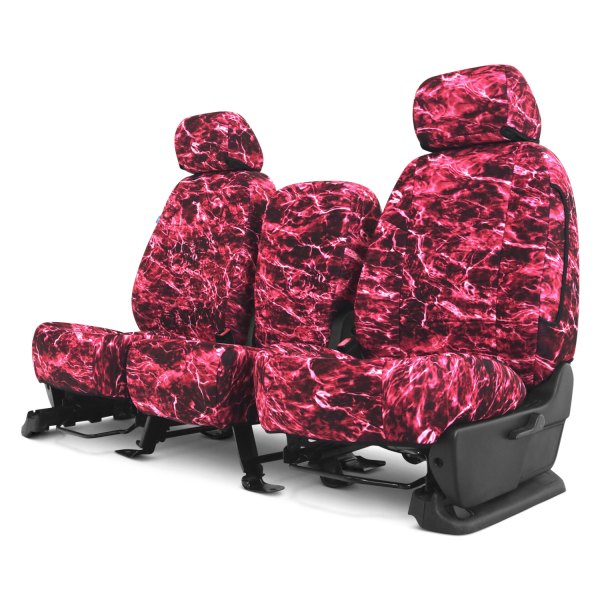 Coverking® - Mossy Oak™ 2nd Row Crimson Custom Seat Covers