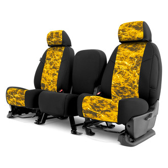Coverking® - Mossy Oak™ 2nd Row Elements Yellowfin Custom Seat Covers