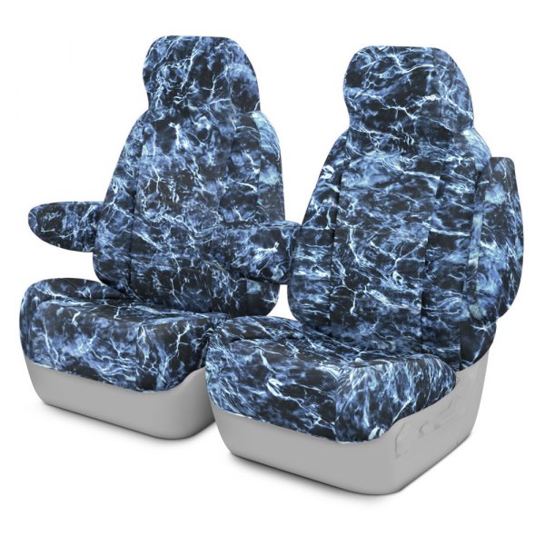 Coverking® - Mossy Oak™ 2nd Row Bluefin Custom Seat Covers