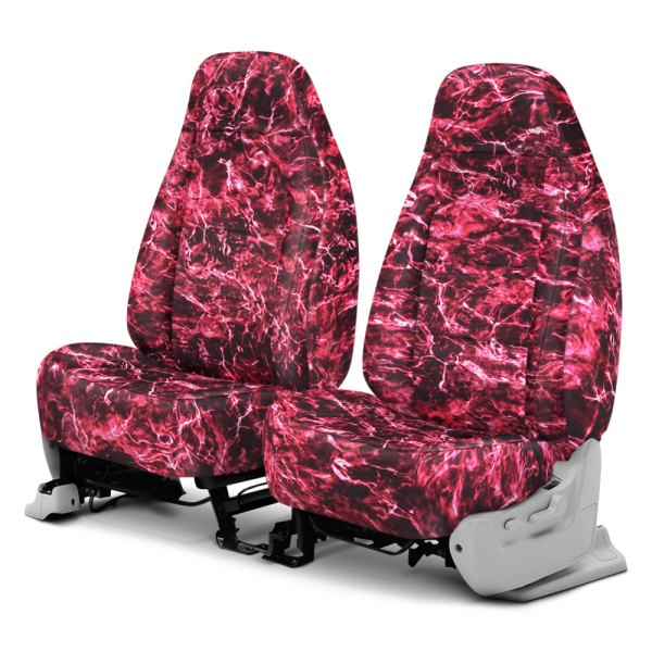 Coverking® - Mossy Oak™ 1st Row Crimson Custom Seat Covers