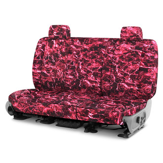 Coverking® - Mossy Oak™ 2nd Row Elements Crimson Custom Seat Covers