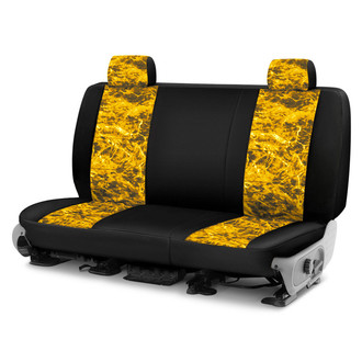 Coverking® - Mossy Oak™ 2nd Row Elements Yellowfin Custom Seat Covers