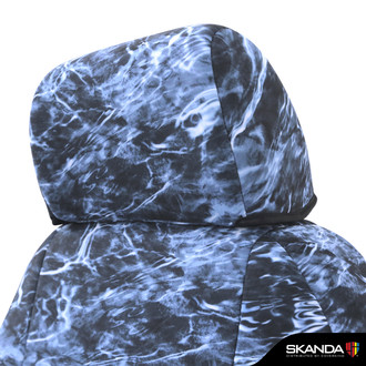 Coverking® - Mossy Oak™ 2nd Row Elements Bluefin Custom Seat Covers