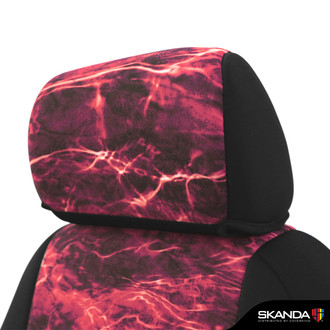 Coverking® - Mossy Oak™ 2nd Row Elements Crimson Custom Seat Covers