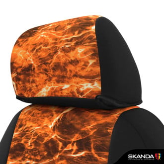 Coverking® - Mossy Oak™ 2nd Row Elements Sunset Custom Seat Covers