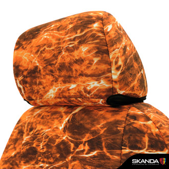 Coverking® - Mossy Oak™ 2nd Row Elements Sunset Custom Seat Covers