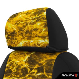 Coverking® - Mossy Oak™ 2nd Row Elements Yellowfin Custom Seat Covers