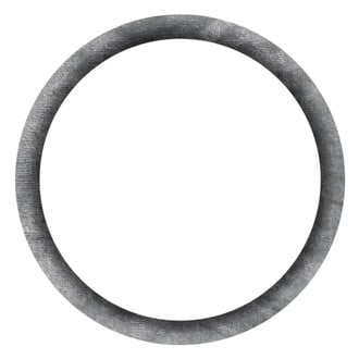 Coverking® - Velour Gray Steering Wheel Cover