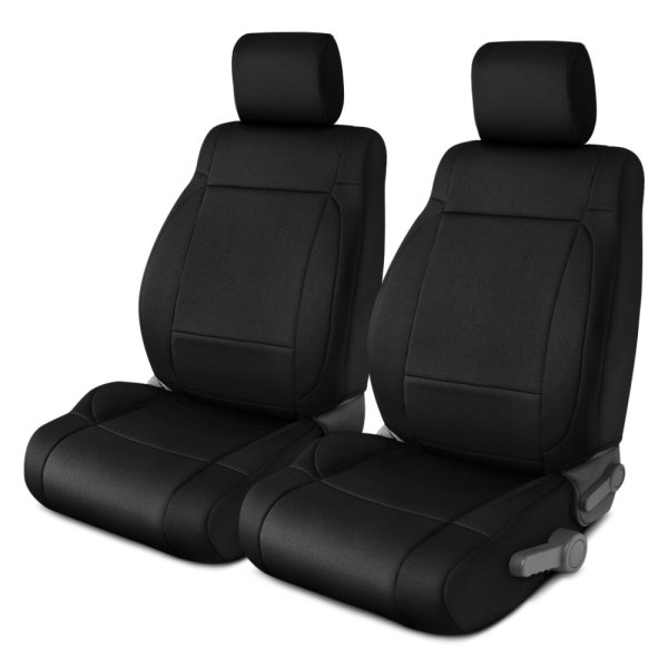 Coverking® - Jeep® Neoprene 1st Row Black Custom Seat Covers