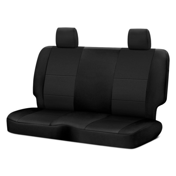 Coverking® - Jeep® Neoprene 2nd Row Black Custom Seat Covers