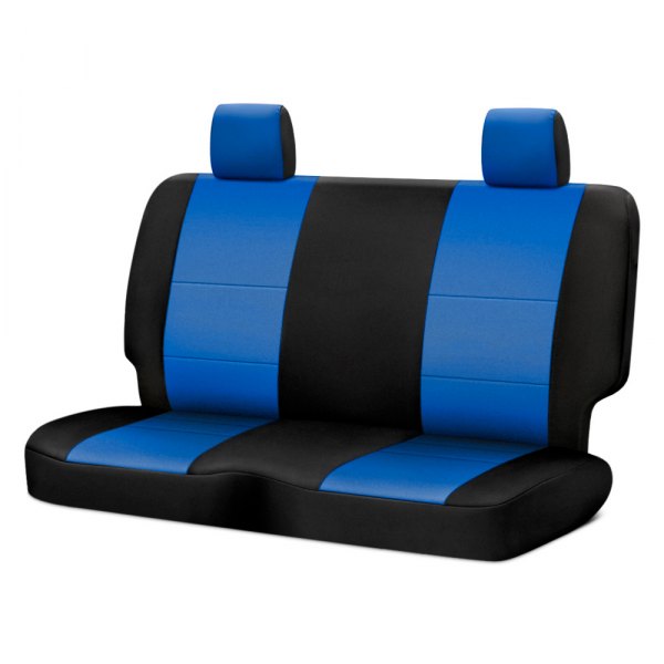 Coverking® SPC205 Jeep® Neoprene 2nd Row Blue with Black Sides Custom