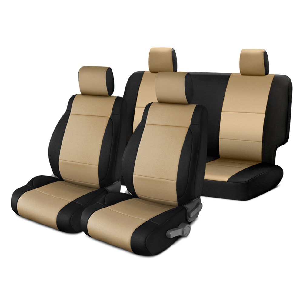 Coverking Custom-Fit Rear Bench Seat Cover Gray Neoprene 
