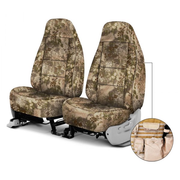 Coverking® - Kryptek™ Neosupreme 1st Row Tactical Camo Highlander Custom Seat Covers