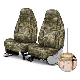 Coverking® - Kryptek™ Neosupreme 1st Row Tactical Camo Mandrake Custom Seat Covers