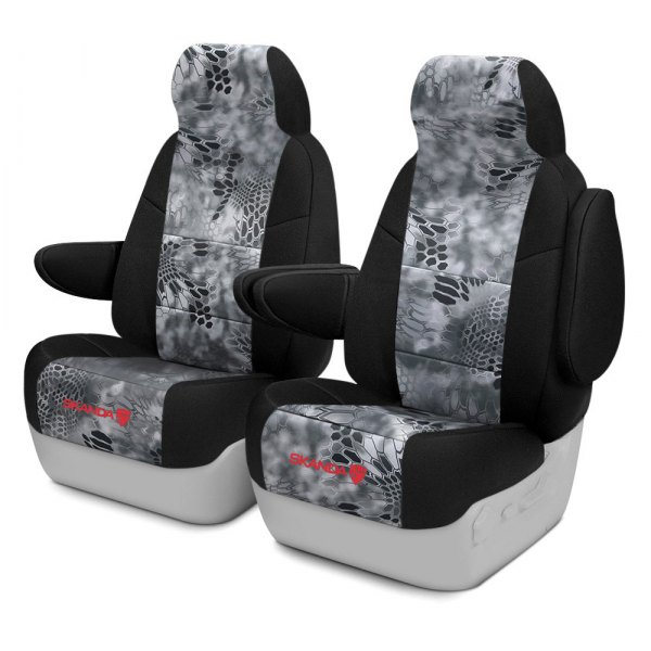  Coverking® - Kryptek™ Neosupreme 2nd Row Tactical Camo Raid & Black Custom Seat Covers