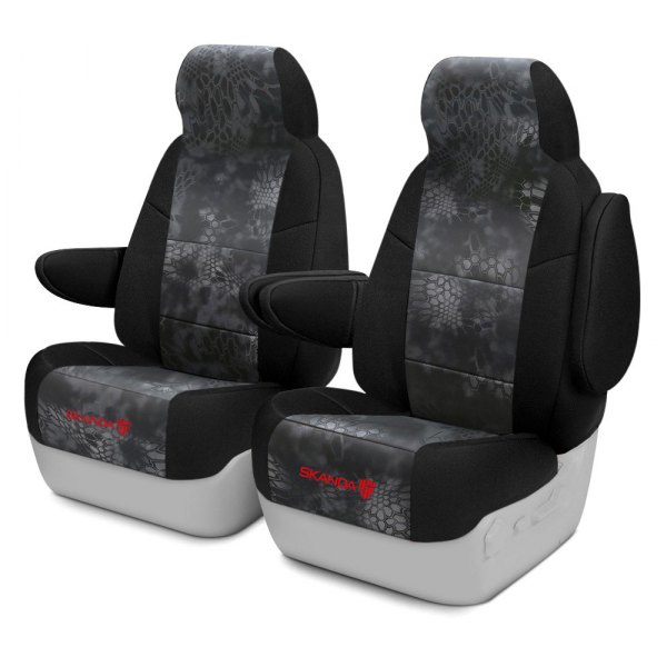  Coverking® - Kryptek™ Neosupreme 2nd Row Camo Typhon & Black Custom Seat Covers