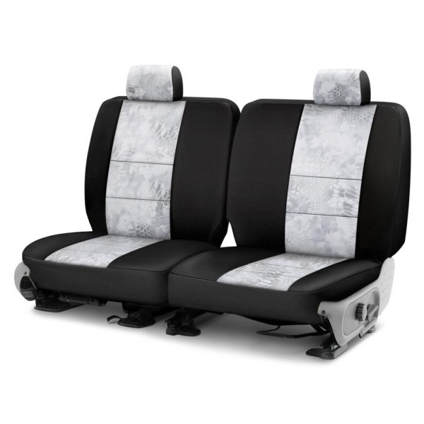  Coverking® - Kryptek™ Neosupreme 2nd Row Camo Yeti & Black Custom Seat Covers