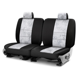 Coverking® - Kryptek™ Neosupreme 3rd Row Tactical Camo Yeti & Black Custom Seat Covers