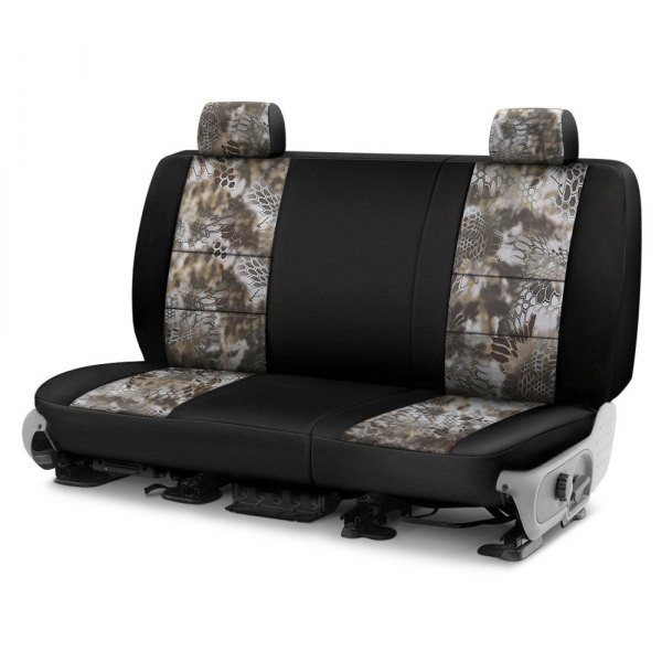  Coverking® - Kryptek™ Neosupreme 2nd Row Camo Banshee & Black Custom Seat Covers